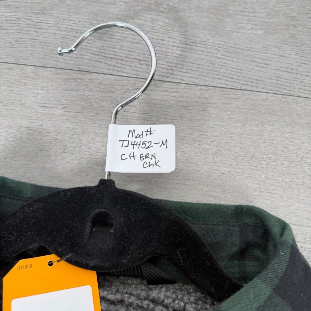 Carhartt TJ4452 Green Plaid Sherpa Lined Flannel Shirt Jac XL Tall NWT - Picture 9 of 9